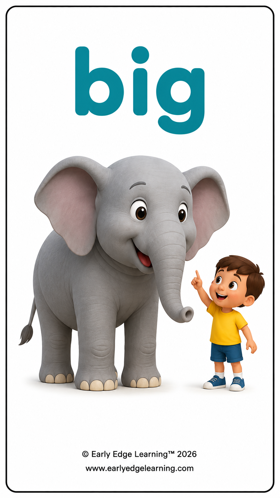 Week 21 – Word of the Week – big